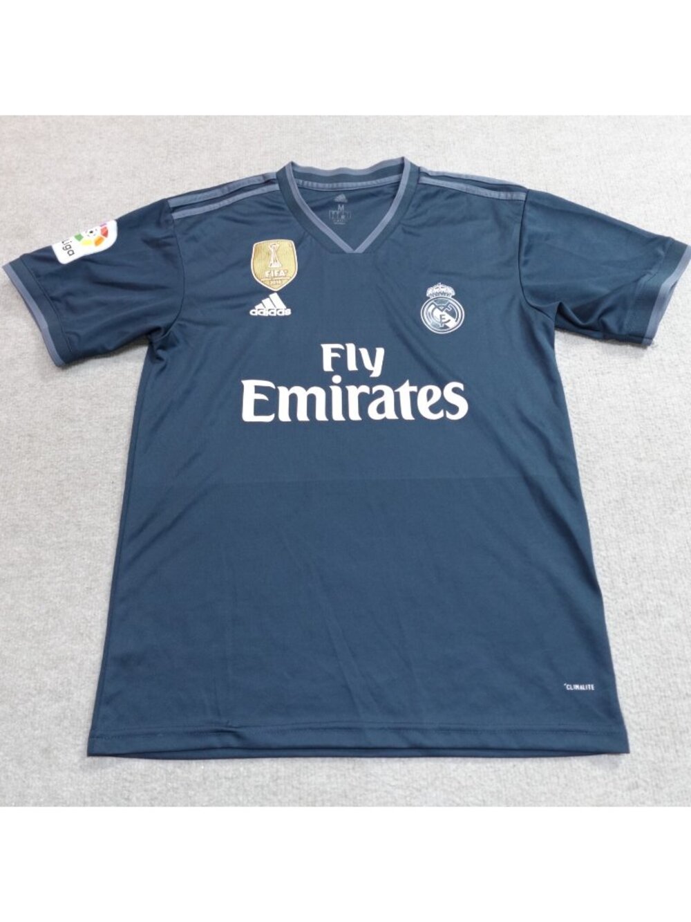 Real Madrid Jersey Medium Blue  2018 World Champions MLS Adidas